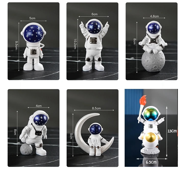 Mini Cosmonaut Figurine Set